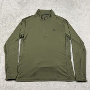 J.Lindeberg 1/4 Zip Shirt Mens XL Frank Pro Pack Mid Layer Packable Golf Stretch